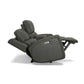 Flexsteel Linden Power Reclining Loveseat with Console & Power Headrests & Lumbar