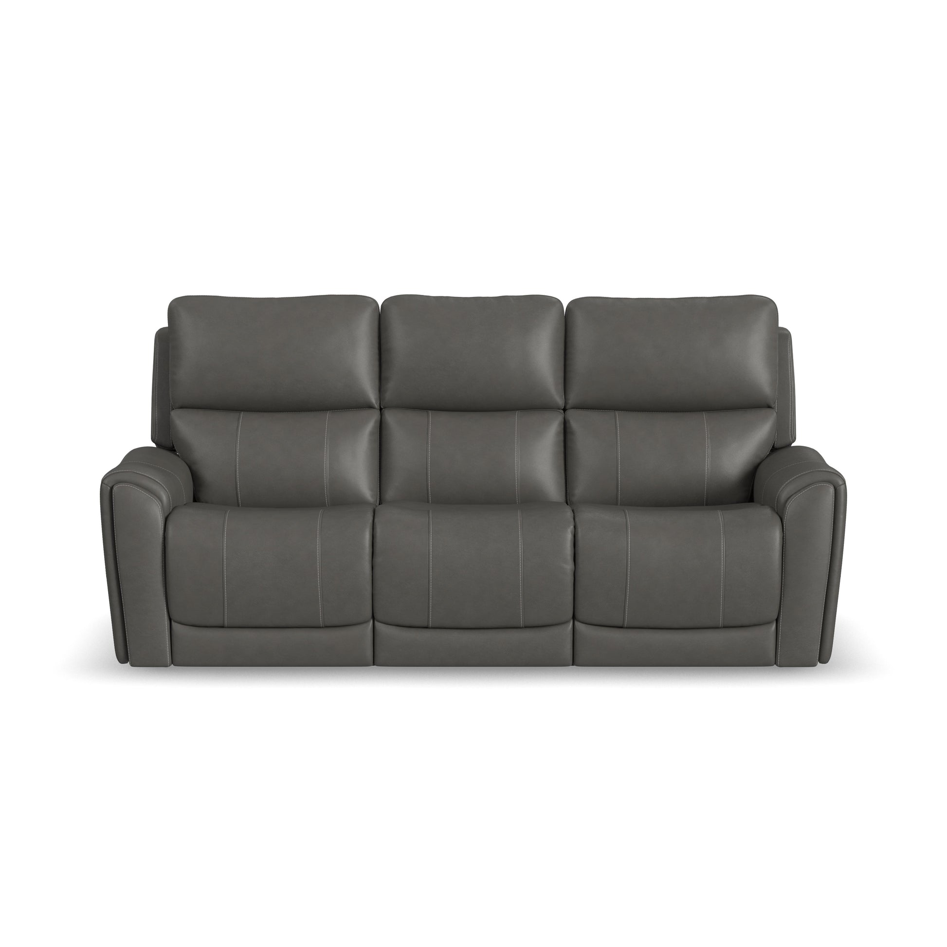 Flexsteel Carter Power Reclining Sofa with Console & Power Headrests & Lumbar