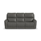 Flexsteel Carter Power Reclining Sofa with Console & Power Headrests & Lumbar