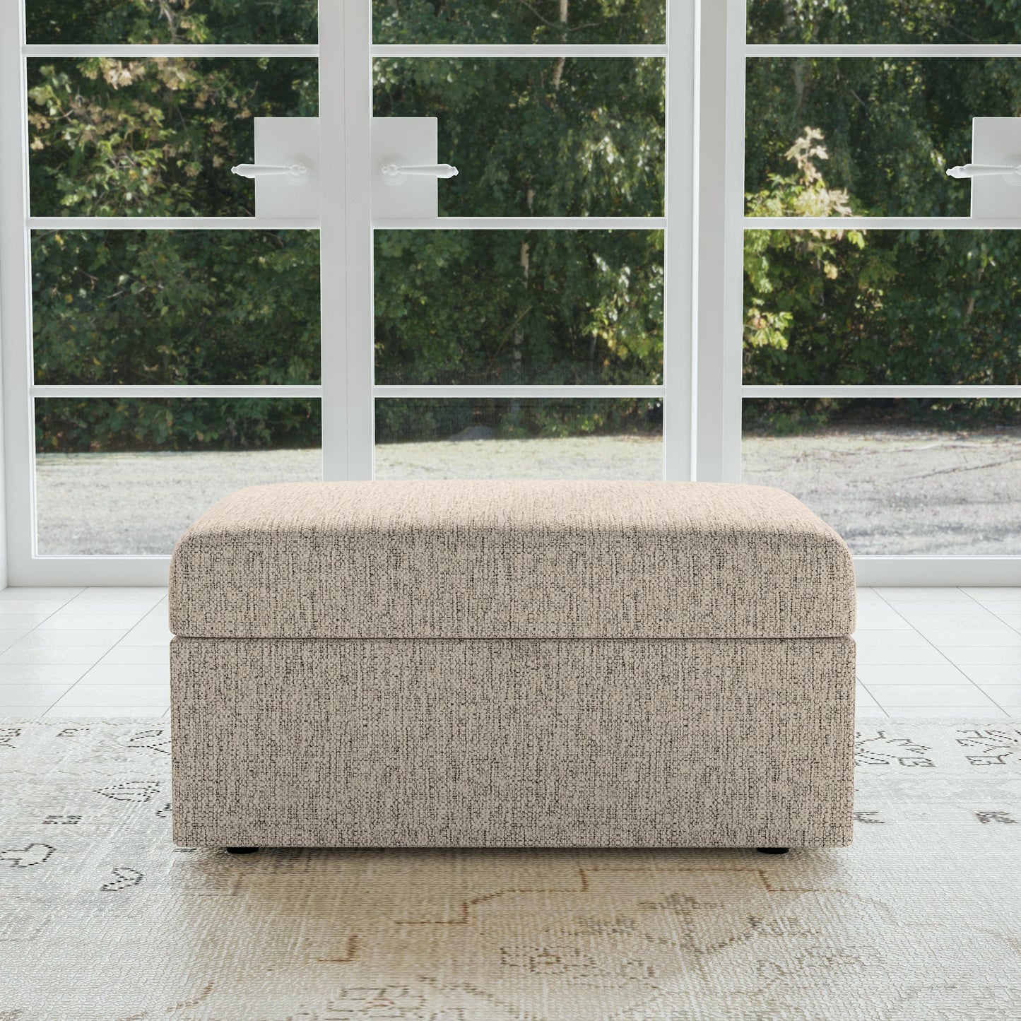 Flexsteel Sky Storage Ottoman
