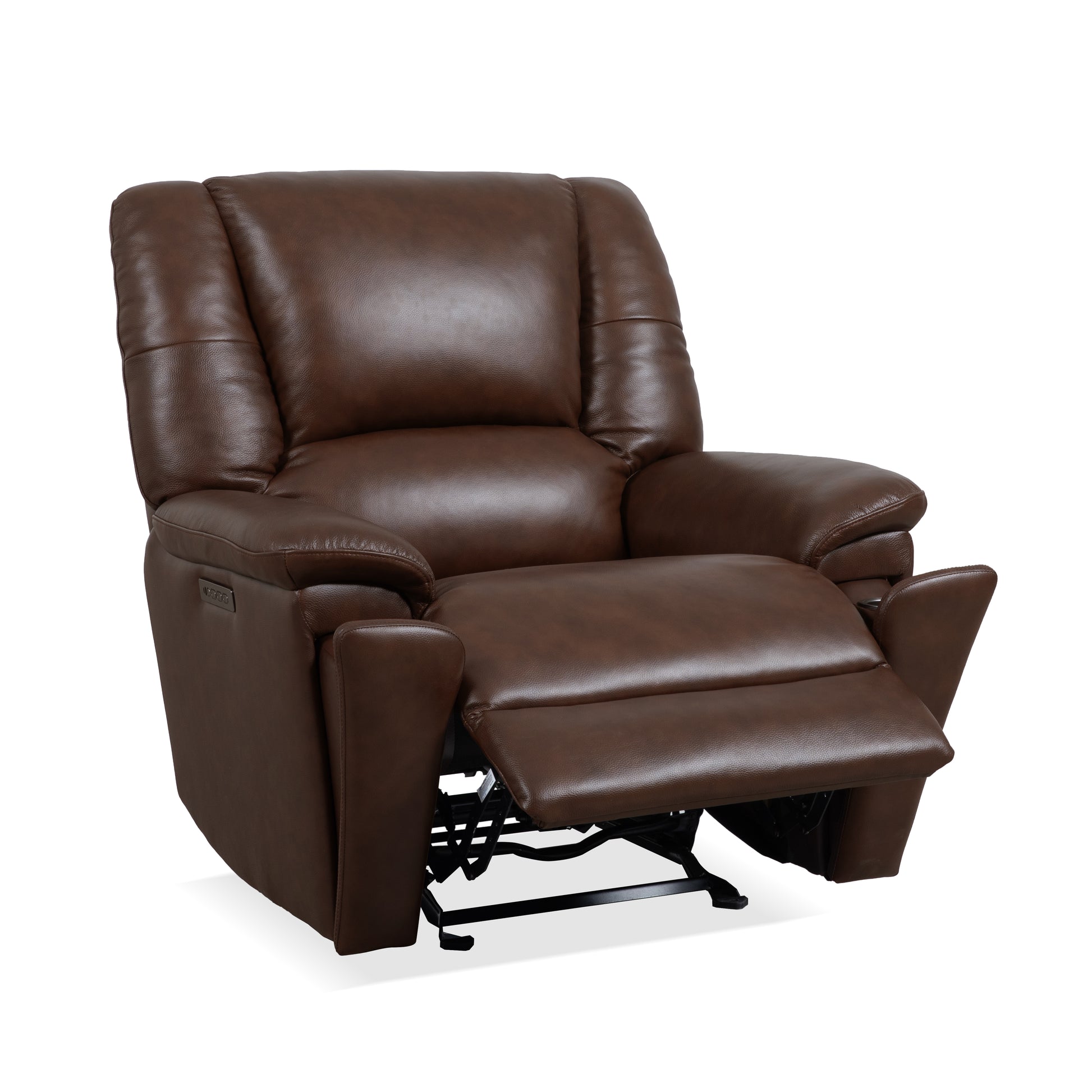 Flexsteel Plush Perfect Match Power Gliding Recliner with Power Headrest & Lumbar
