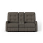 Flexsteel Devon Power Reclining Loveseat with Console & Power Headrests