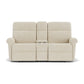 Flexsteel Davis Reclining Loveseat with Console