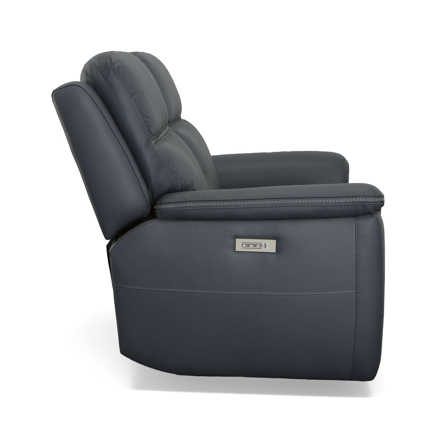 Flexsteel Sawyer Power Reclining Loveseat w/ Pwr Headrests, Lumbar