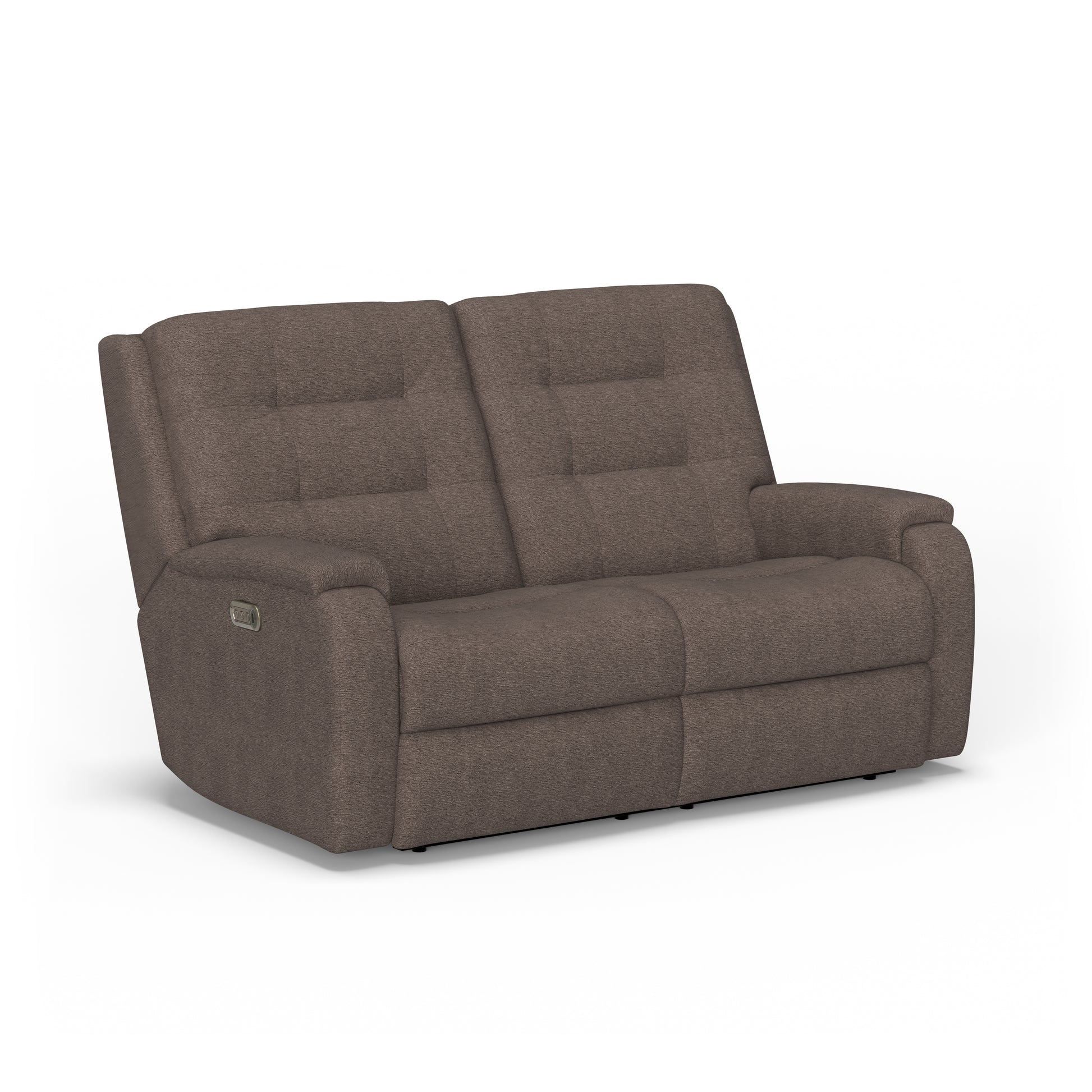 Flexsteel Arlo Power Reclining Loveseat with Power Headrest & Lumbar