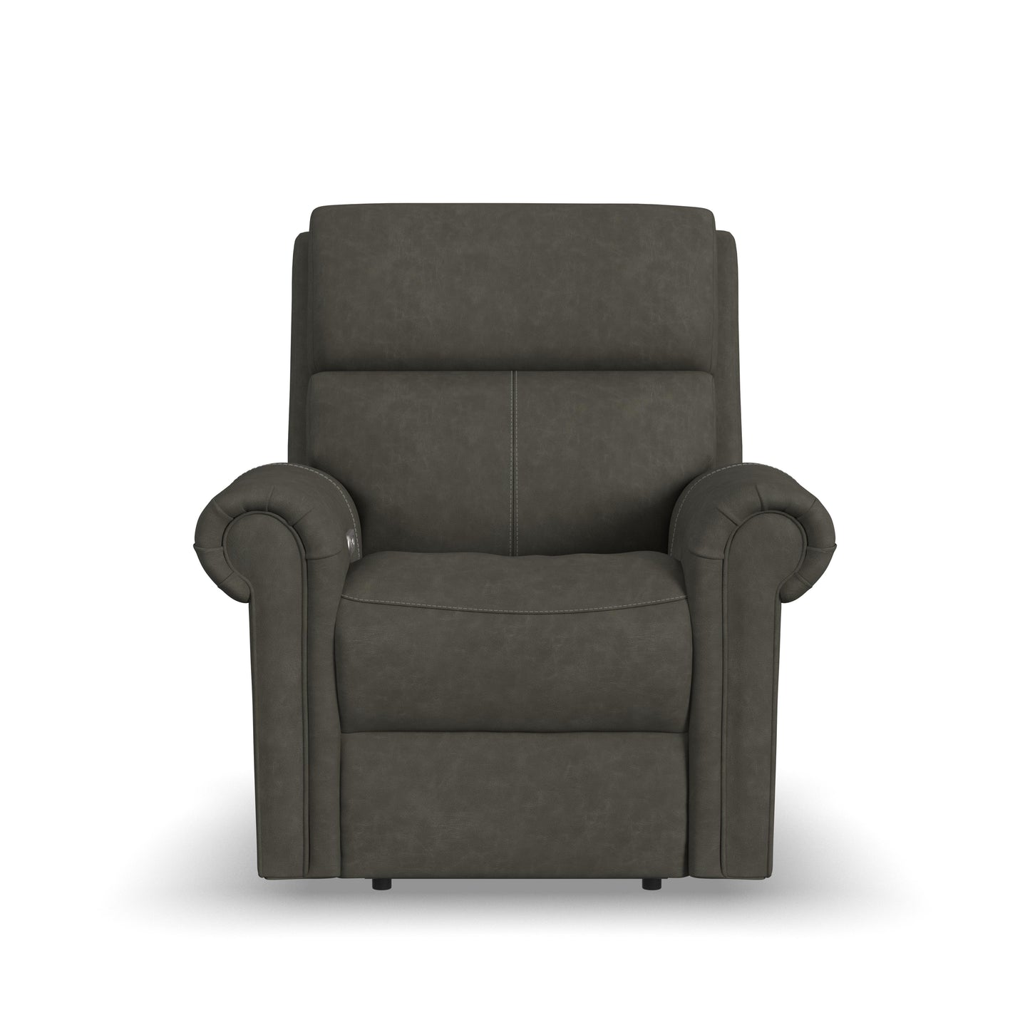 Flexsteel Bernard Power Recliner with Power Headrest & Lumbar
