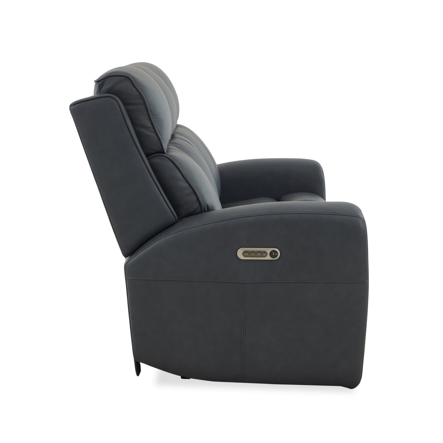 Flexsteel Warren Power Reclining Sofa with Console, Power Headrest & Lumbar