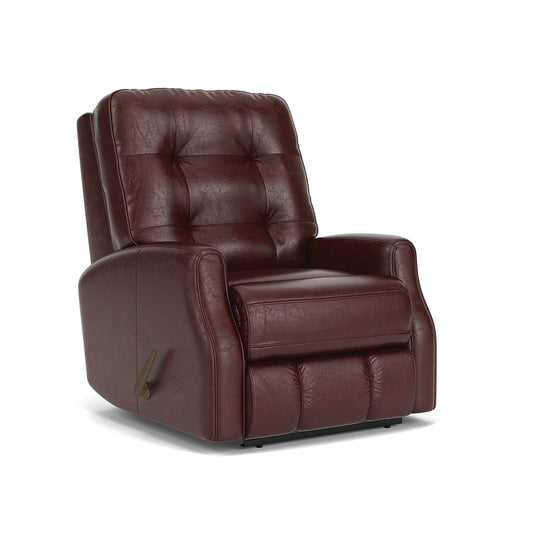 Devon Leather Recliner - Syrup