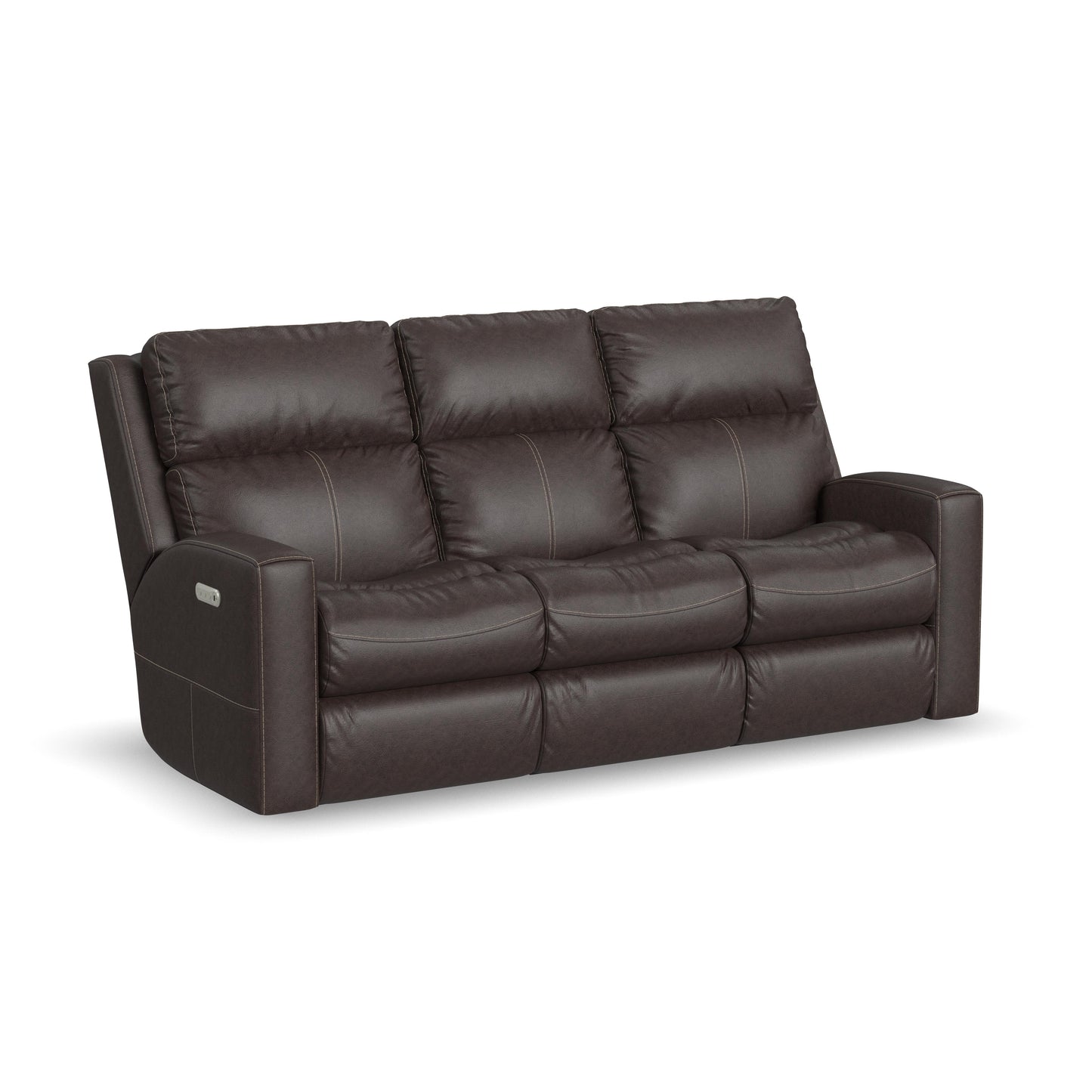 Flexsteel Score Power Reclining Sofa with Power Headrests & Lumbar