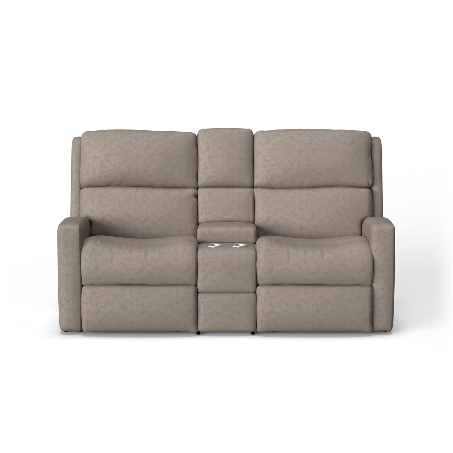 Flexsteel Catalina Power Reclining Loveseat with Console & Power Headrests
