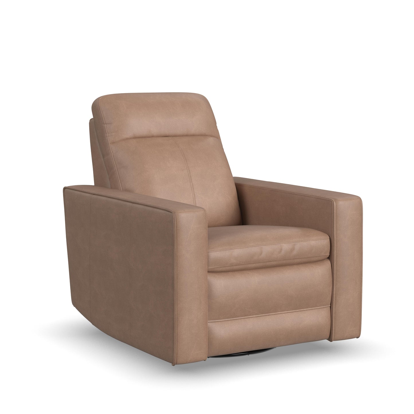 Flexsteel Dutch Power Swivel Gliding Recliner with Power Headrest, Lumbar, Heat & Massage