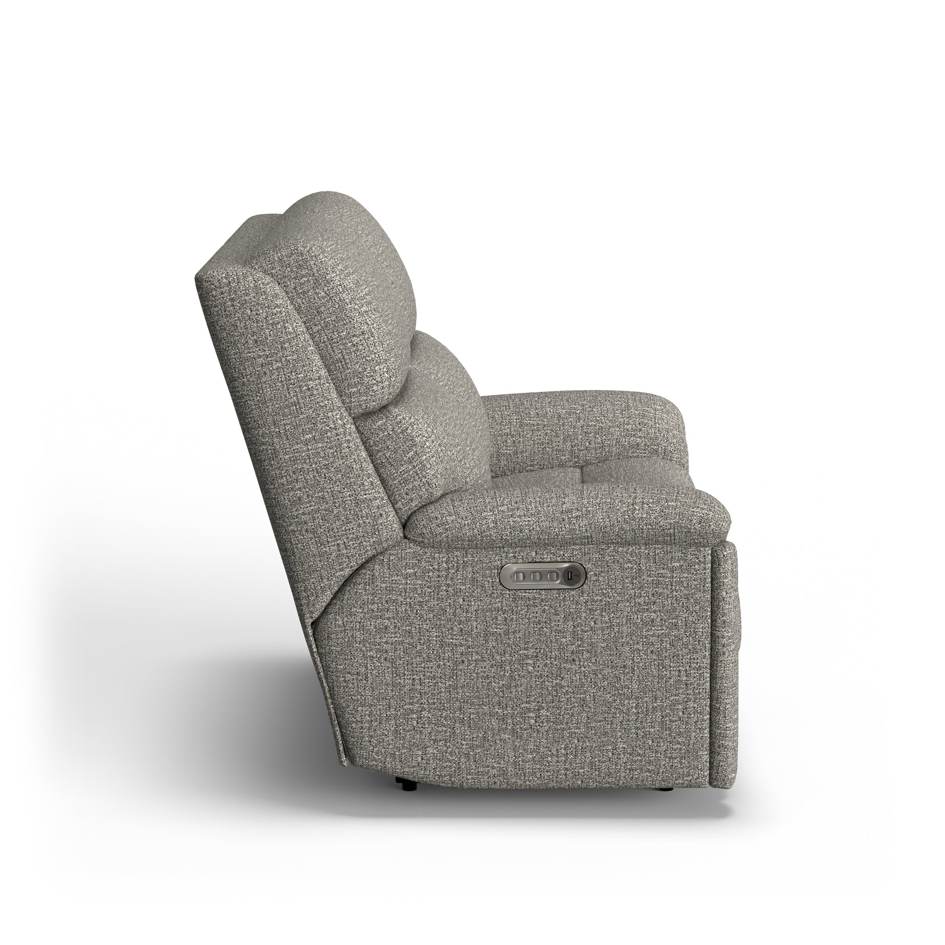 Flexsteel Porter Power Reclining Loveseat with Power Headrests & Lumbar