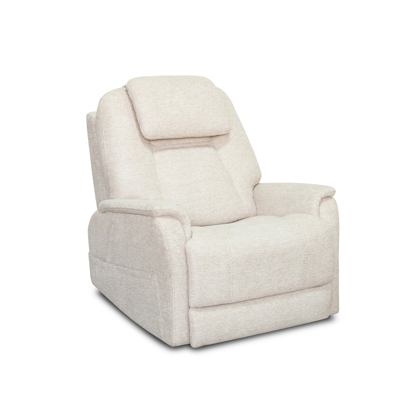 Flexsteel Zecliner Model 3+ Petite Power Sleep Chair with Power Headrest, Lumbar, Heat & Massage