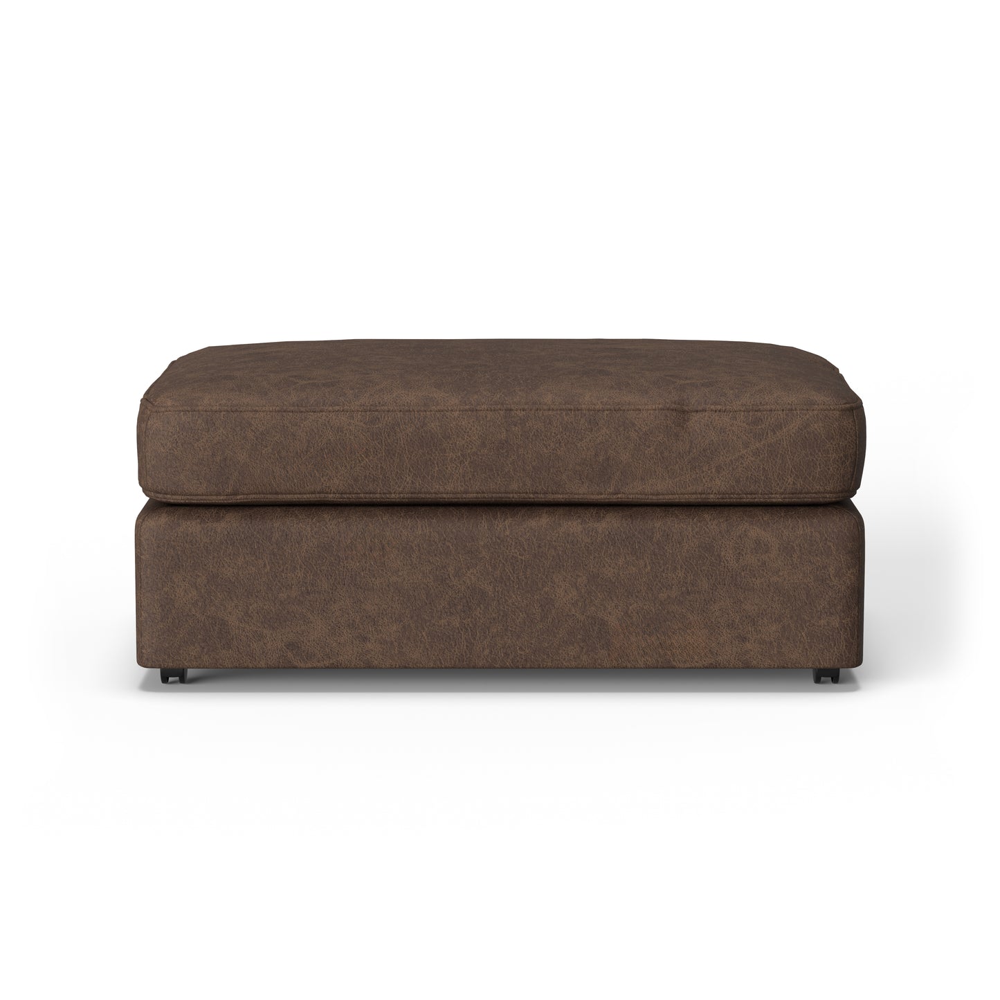 Flexsteel Vail Leather Cocktail Ottoman