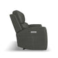 Flexsteel Linden Power Reclining Loveseat with Console & Power Headrests & Lumbar