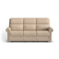 Flexsteel Bernard Power Reclining Sofa with Console, Power Headrest, & Lumbar