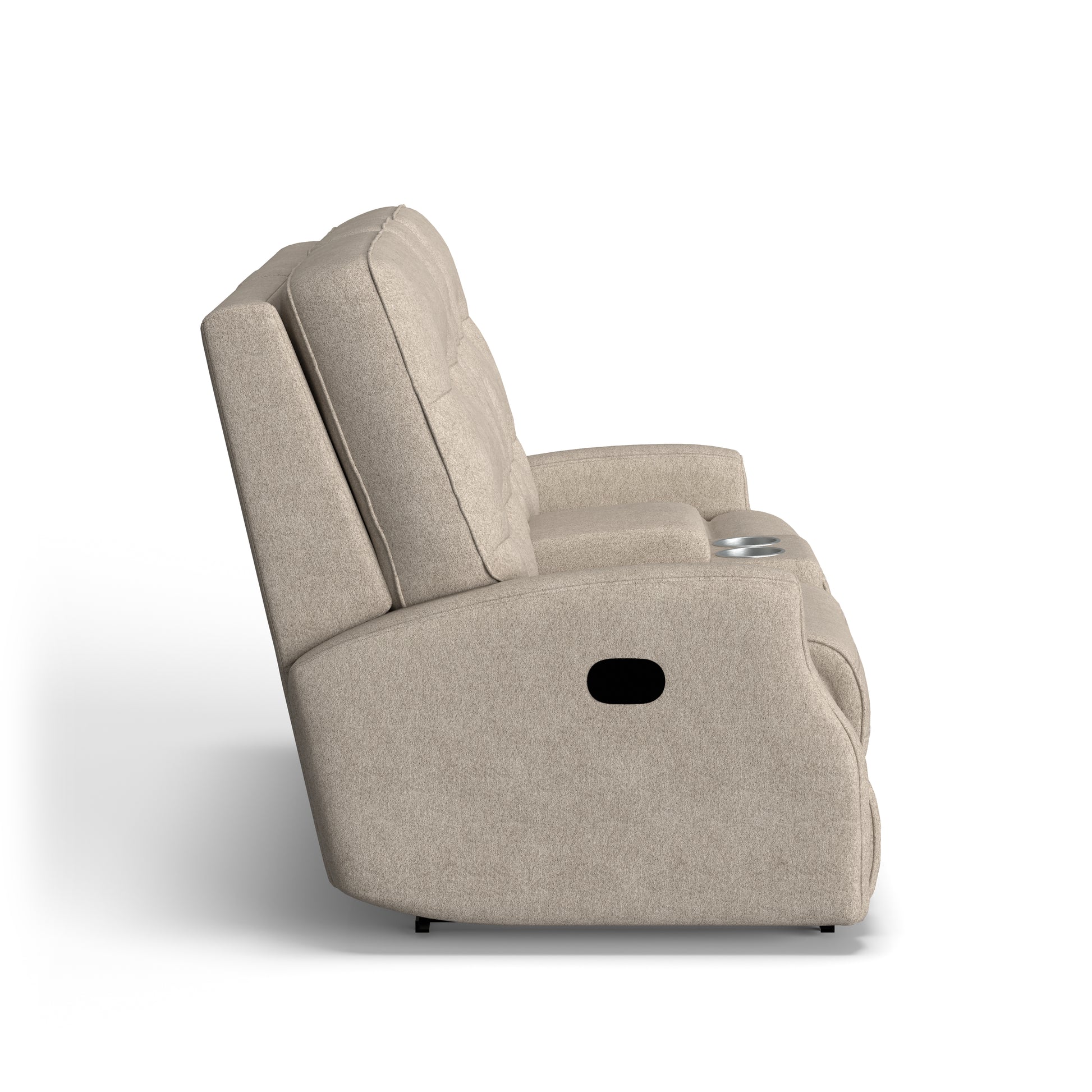 Flexsteel Devon Reclining Loveseat with Console