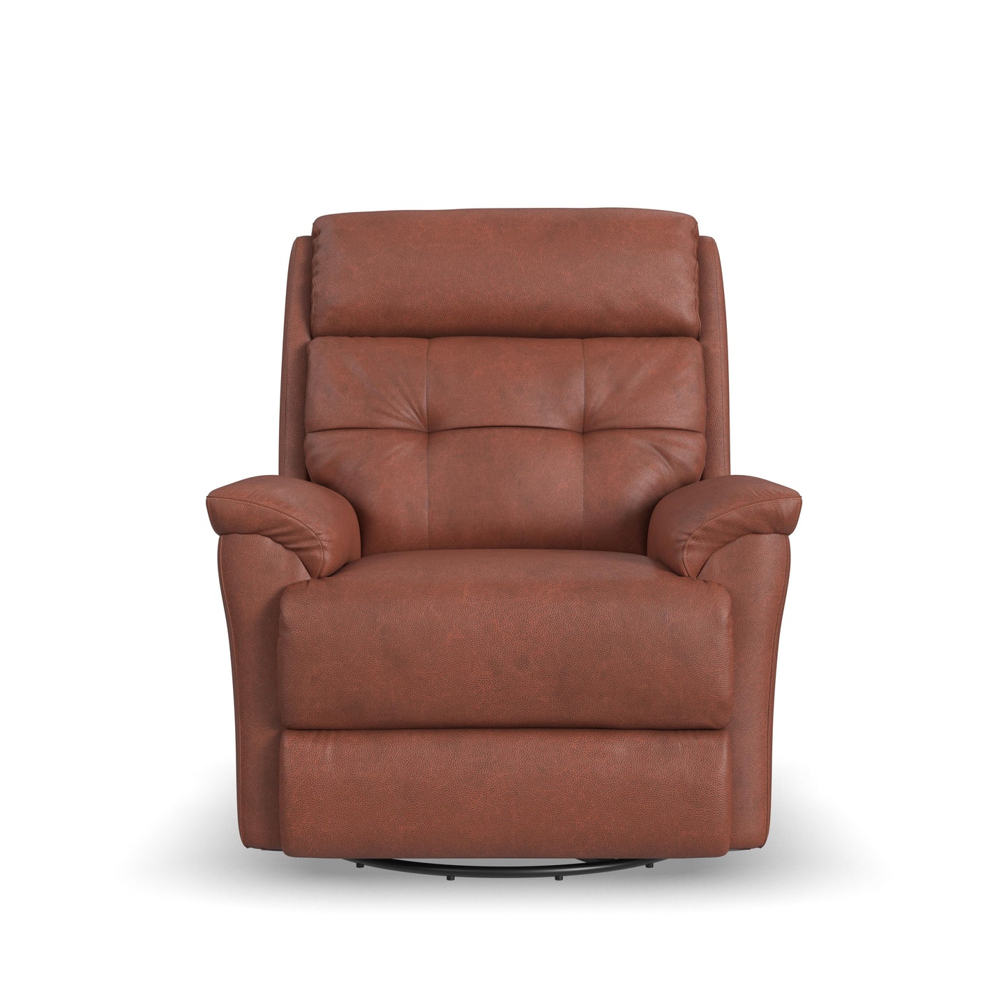 Flexsteel Sophisticated Power Swivel Gliding Recliner with Power Headrest & Lumbar