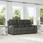 Flexsteel Linden Power Reclining Sofa with Power Headrests & Lumbar