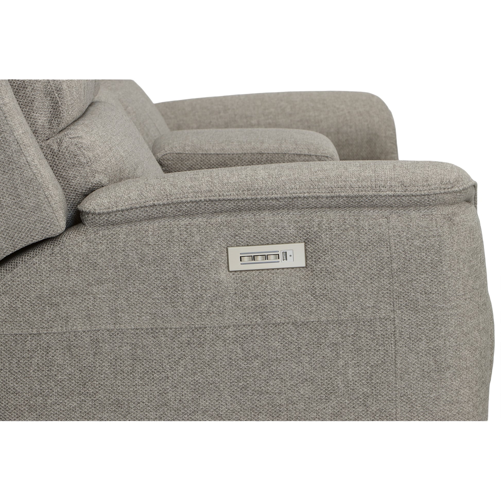 Flexsteel Henry Power Reclining Loveseat with Console & Power Headrests & Lumbar