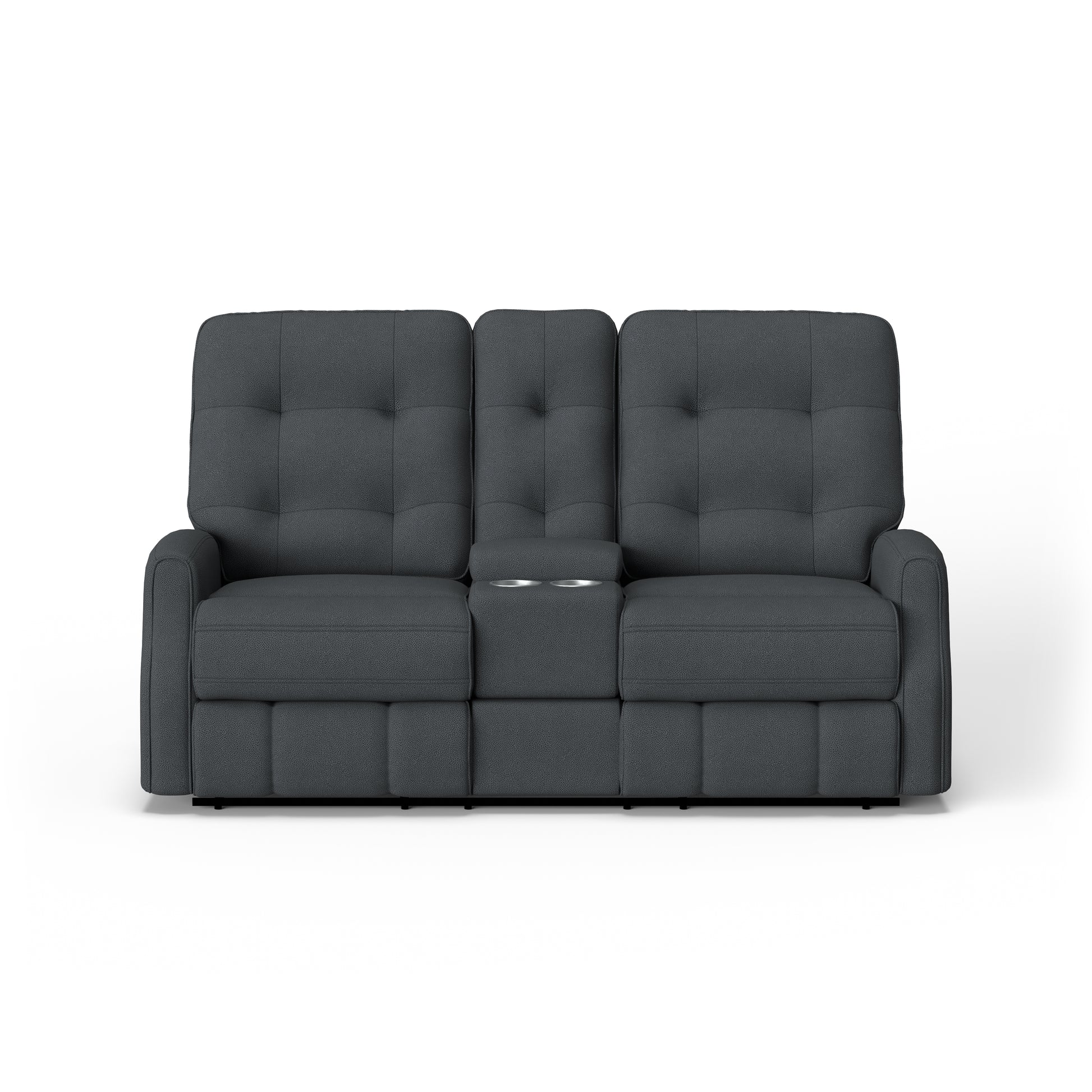 Flexsteel Devon Reclining Loveseat with Console