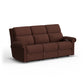 Flexsteel Bernard Power Reclining Sofa with Console, Power Headrest, & Lumbar