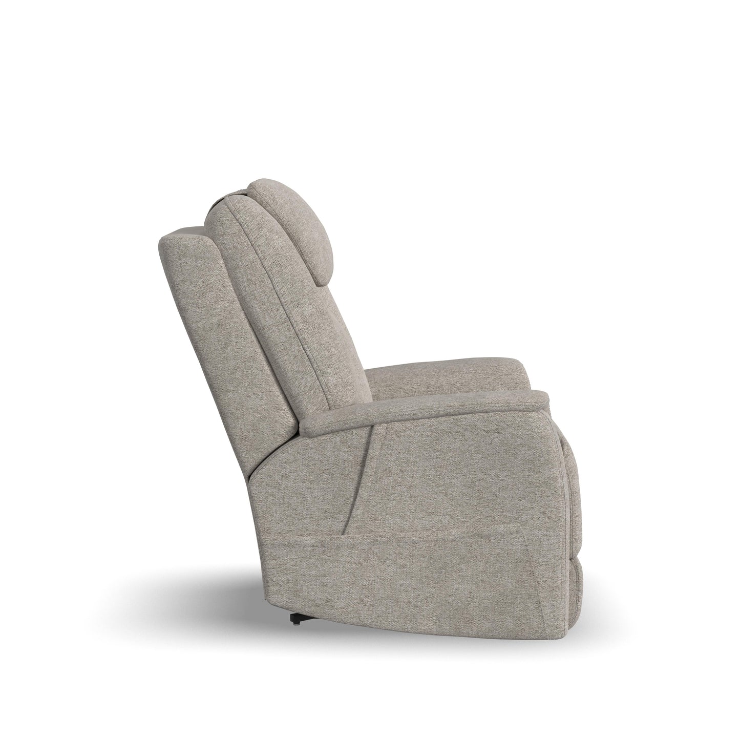 Flexsteel Zecliner Model 3+ Petite Power Lift Recliner with Power Headrest, Lumbar, Heat & Massage