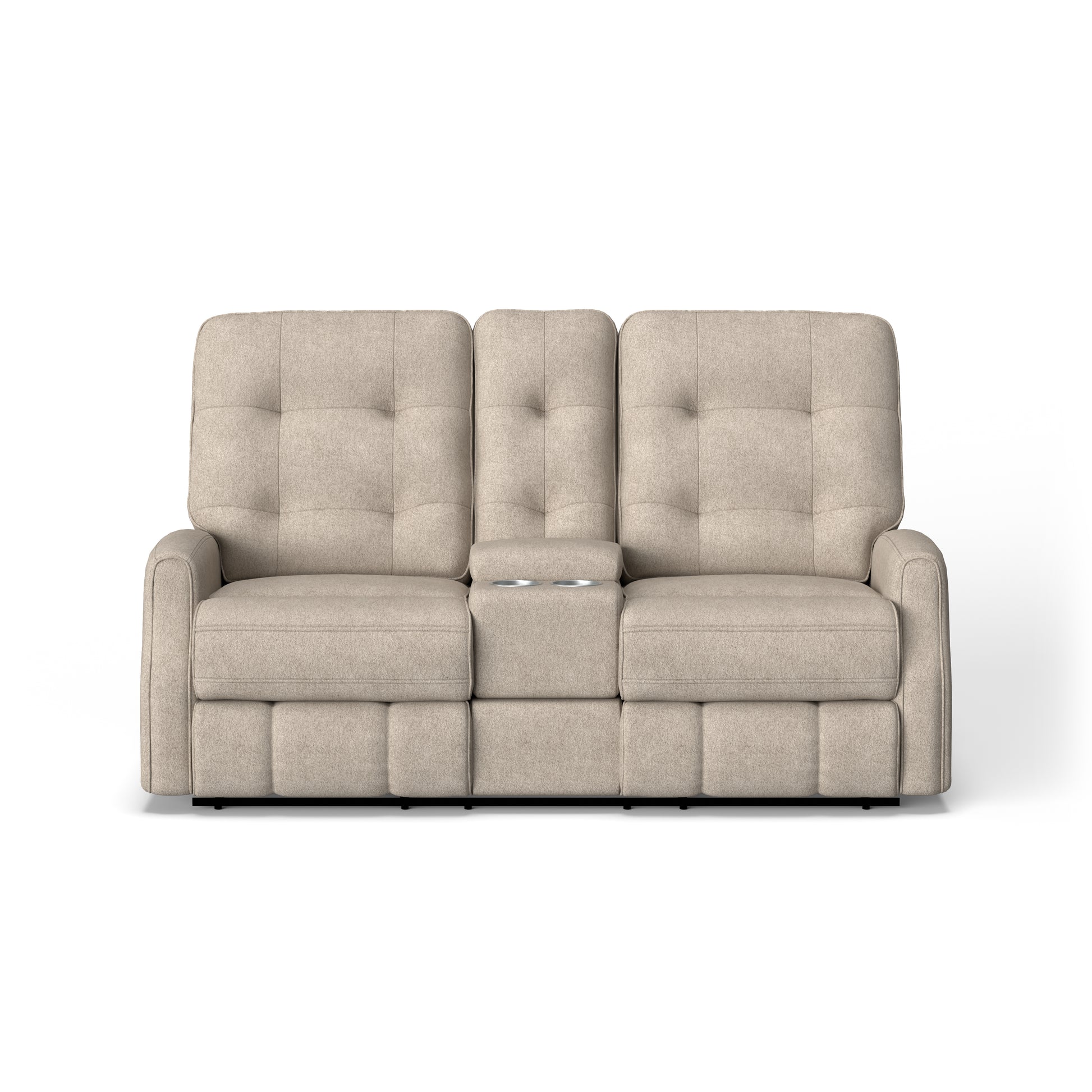 Flexsteel Devon Reclining Loveseat with Console