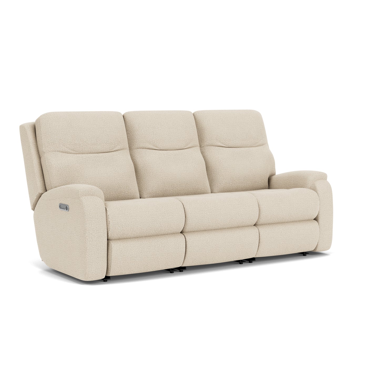 Flexsteel Penn Power Reclining Sofa with Power Headrests & Lumbar