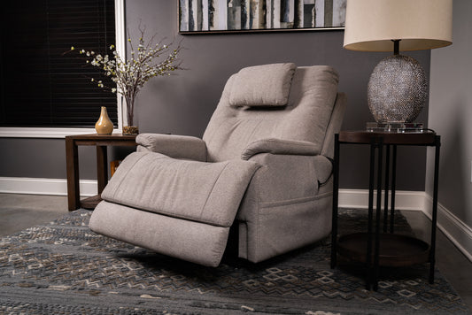 Flexsteel Zecliner Model 2+ Power Lift Sleep Recliner with Power Headrest, Lumbar, Heat & Massage