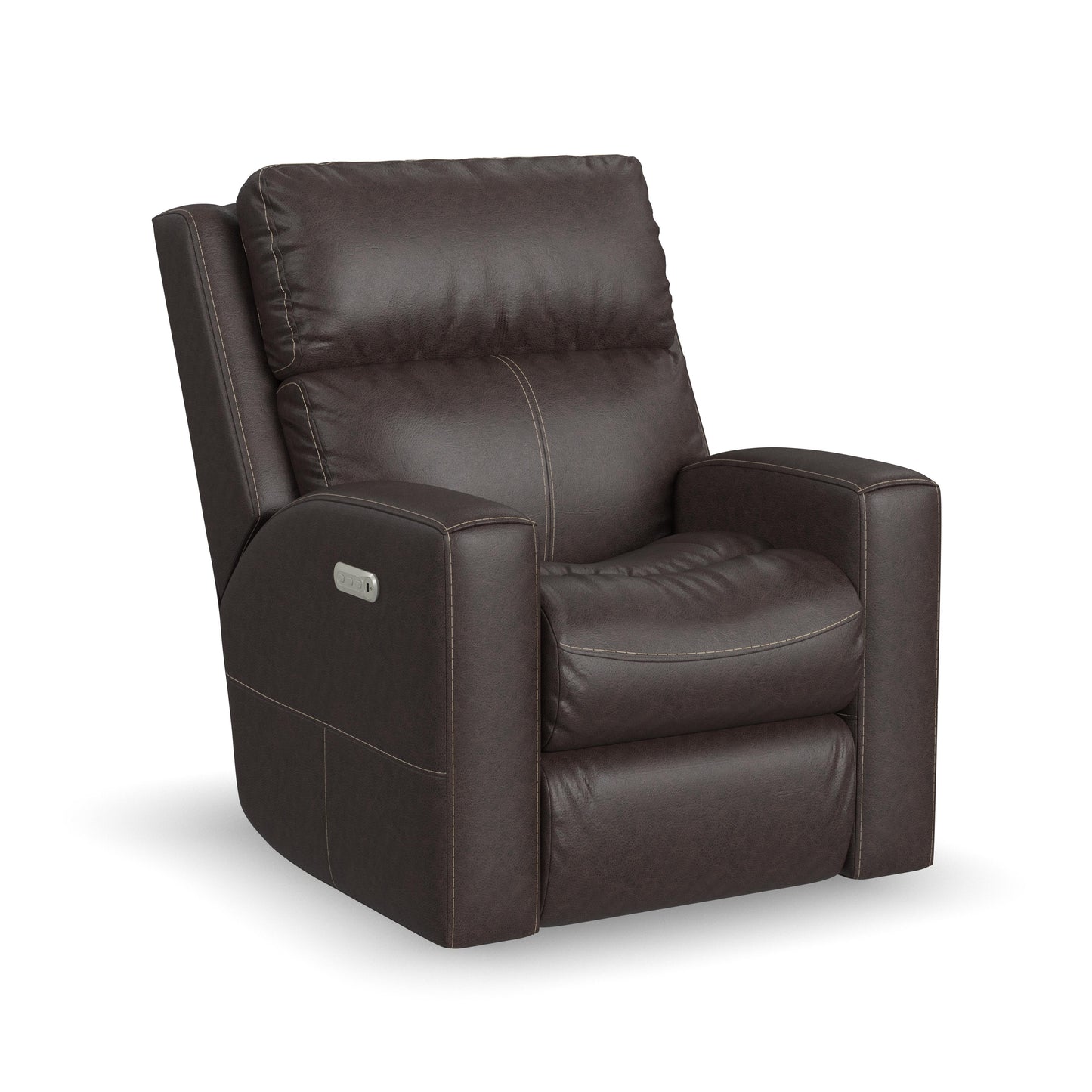 Flexsteel Score Power Recliner with Power Headrest & Lumbar