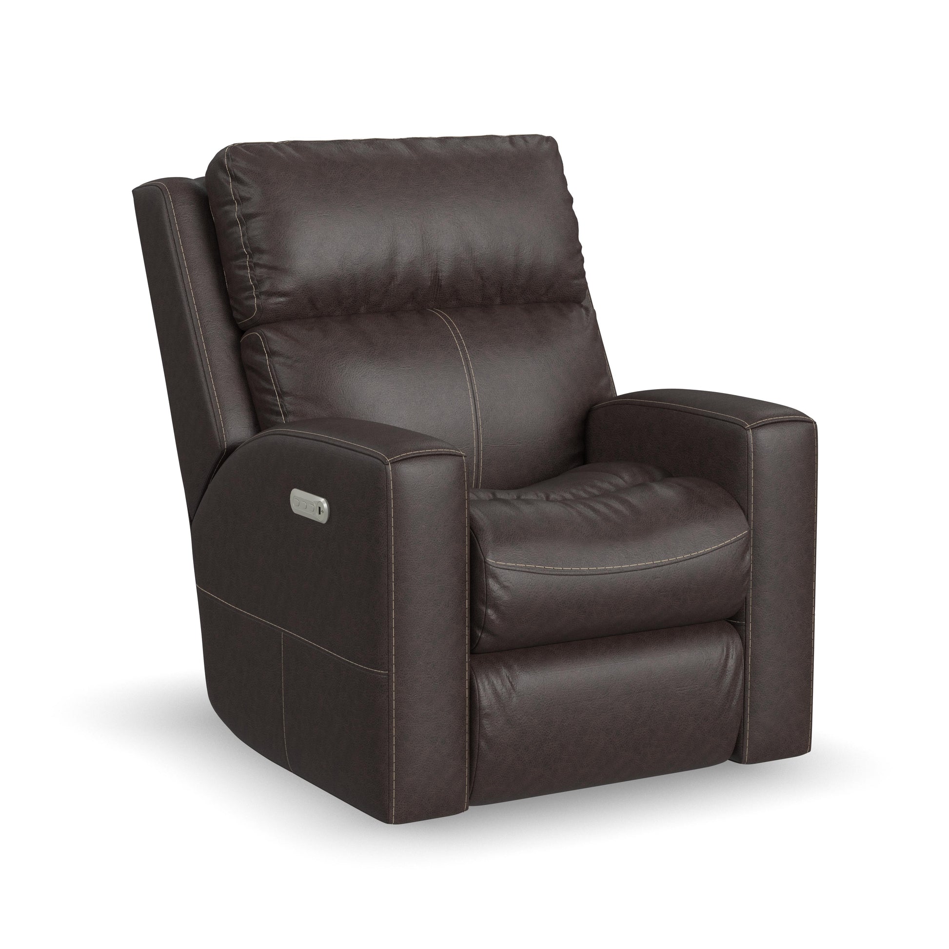 Flexsteel Score Power Recliner with Power Headrest & Lumbar