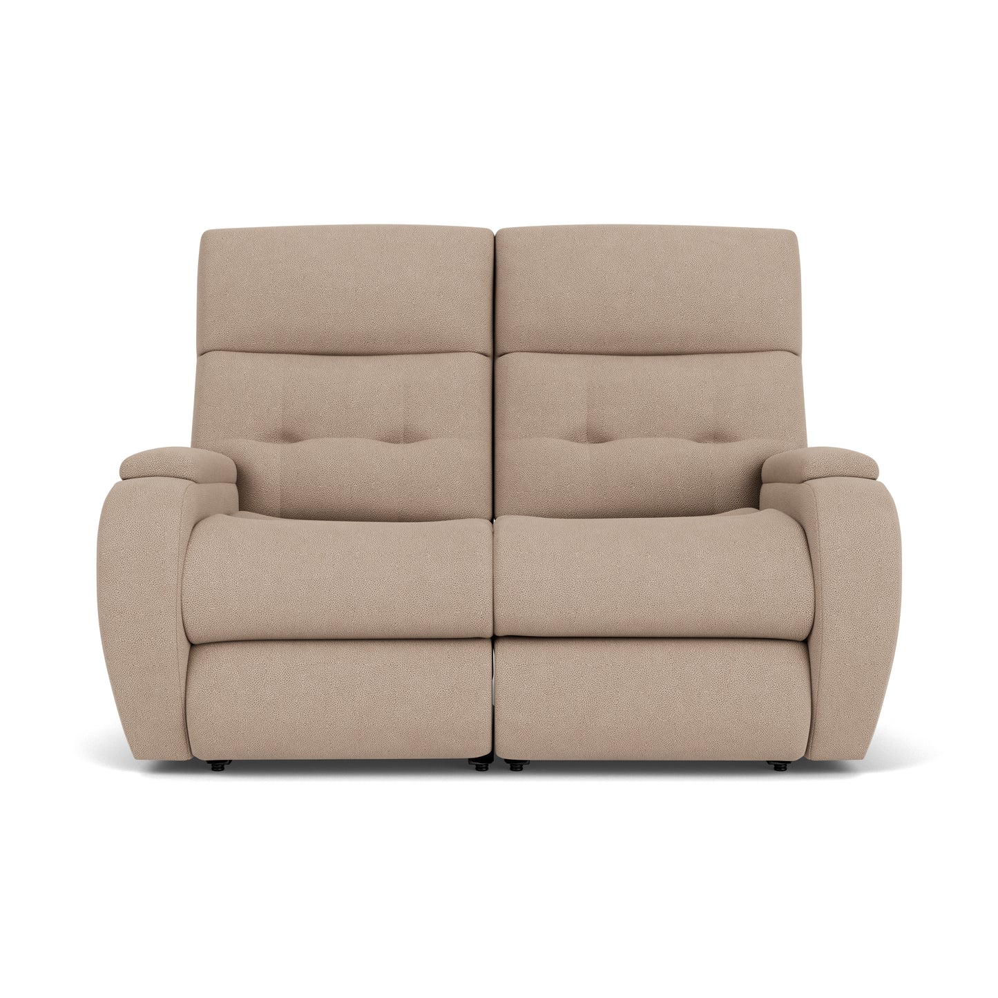 Flexsteel Strait Power Reclining Loveseat with Power Headrests