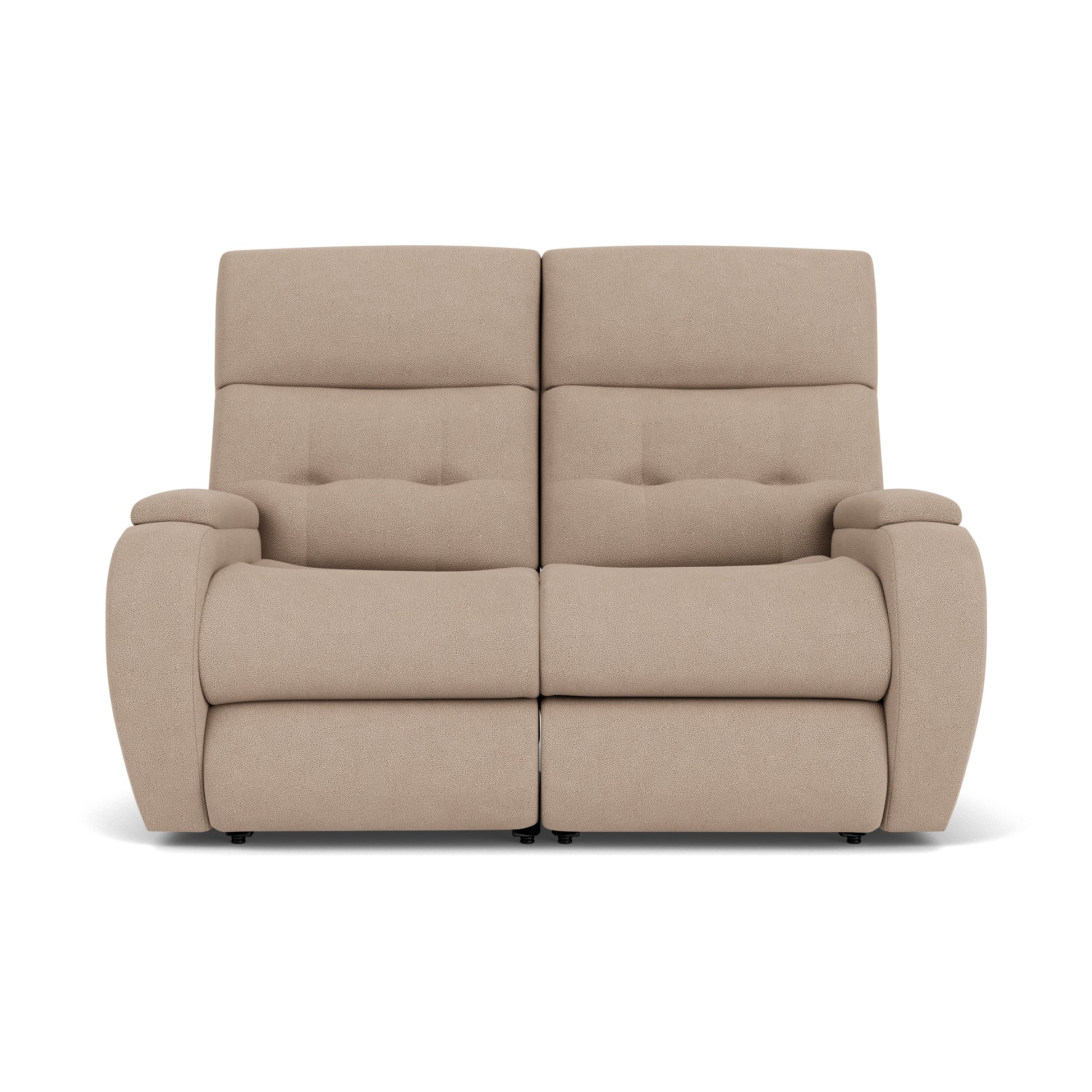 Flexsteel Strait Power Reclining Loveseat with Power Headrests