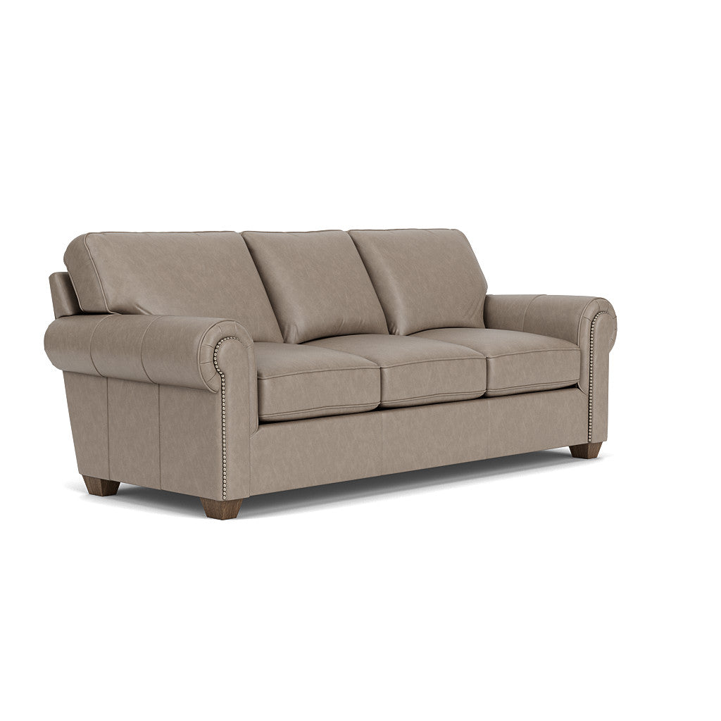 Carson Leather Sofa - Driftwood (654-01)
