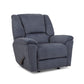 Plush Leather Gliding Recliner