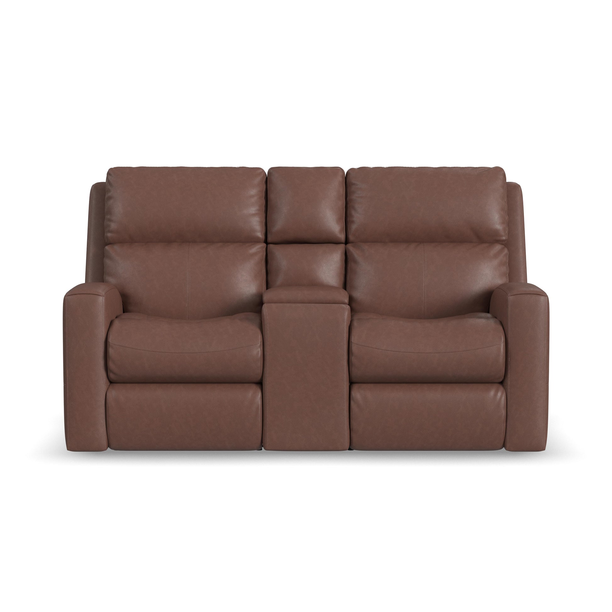 Flexsteel Score Power Reclining Loveseat with Console & Power Headrests & Lumbar