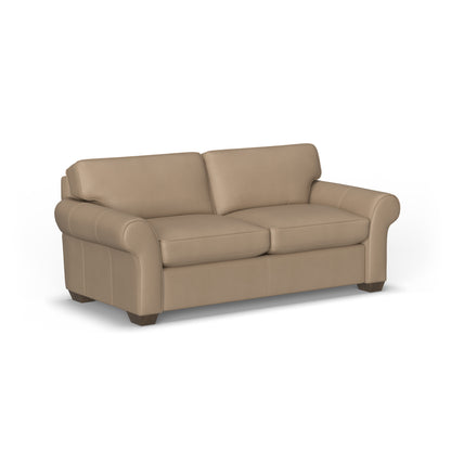 Vail Leather Sofa - Caffelatte