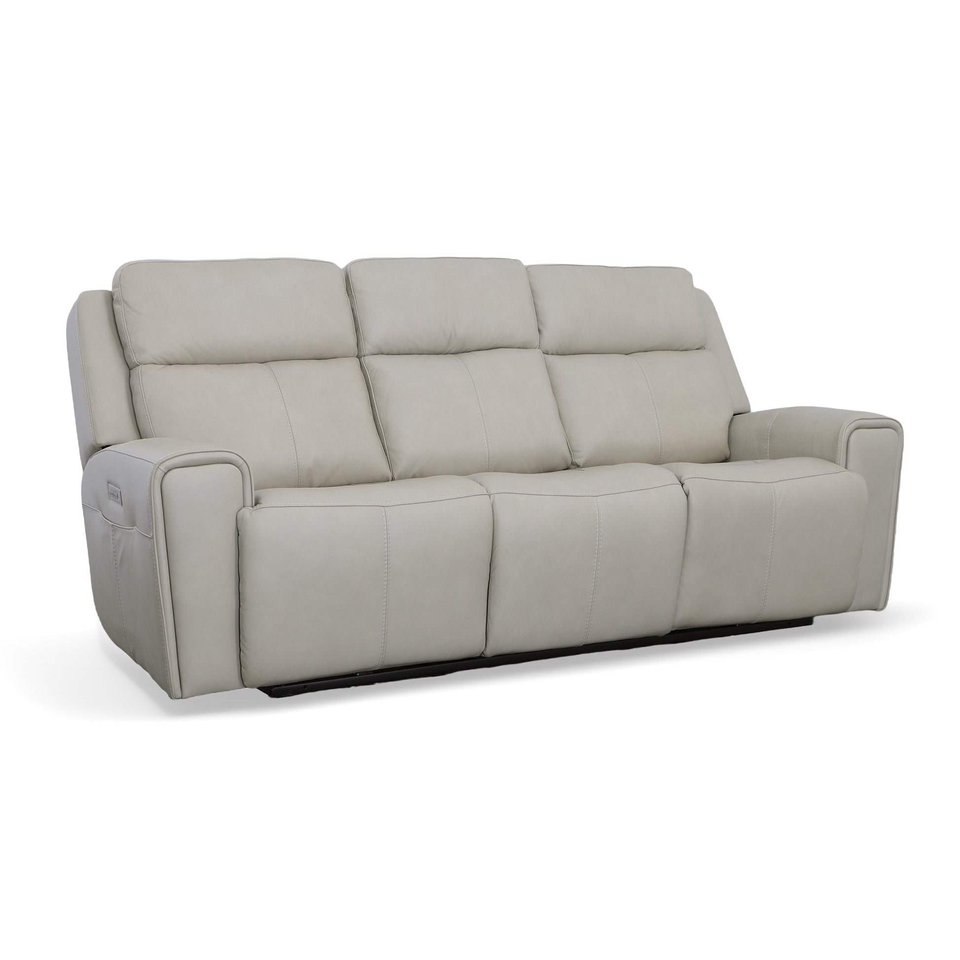 Flexsteel Barnett Power Reclining Sofa with Power Headrests & Lumbar