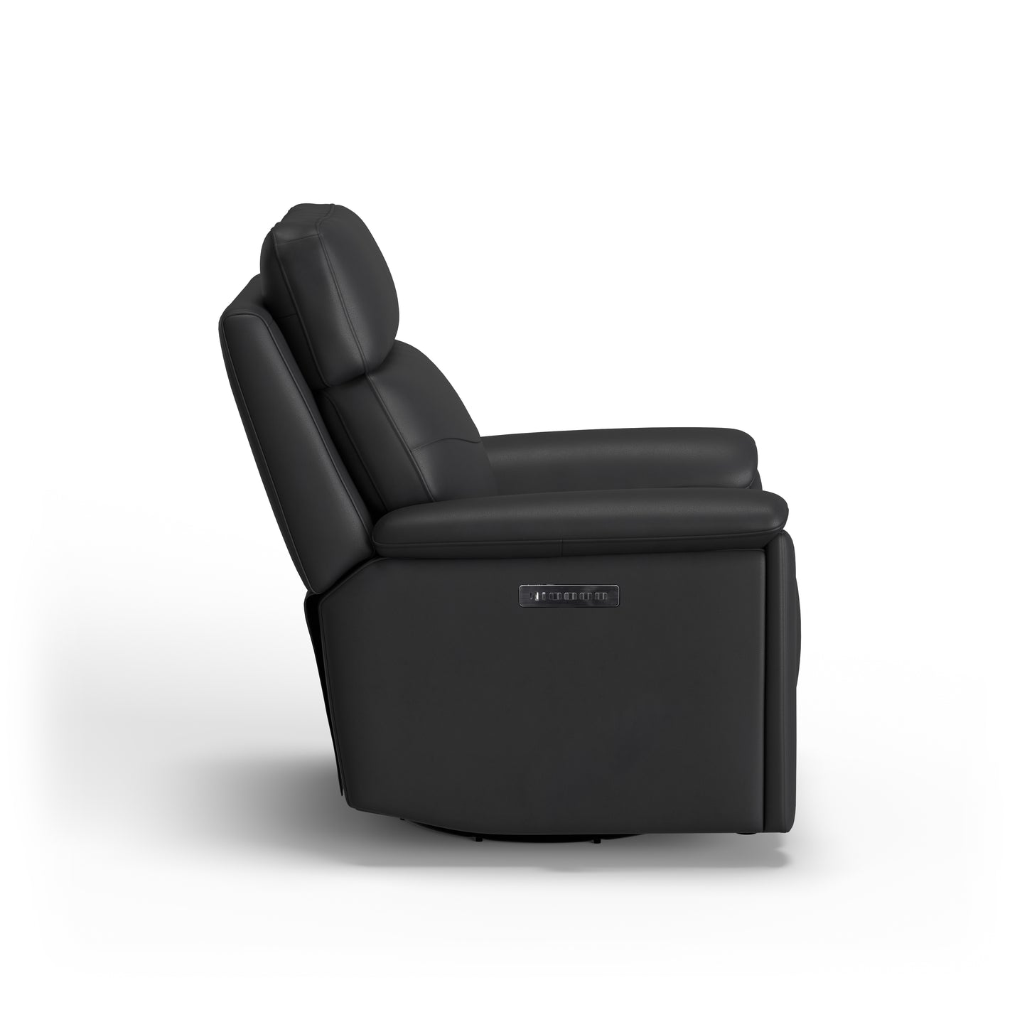 Flexsteel Refined Power Swivel Gliding Recliner with Power Headrest & Lumbar