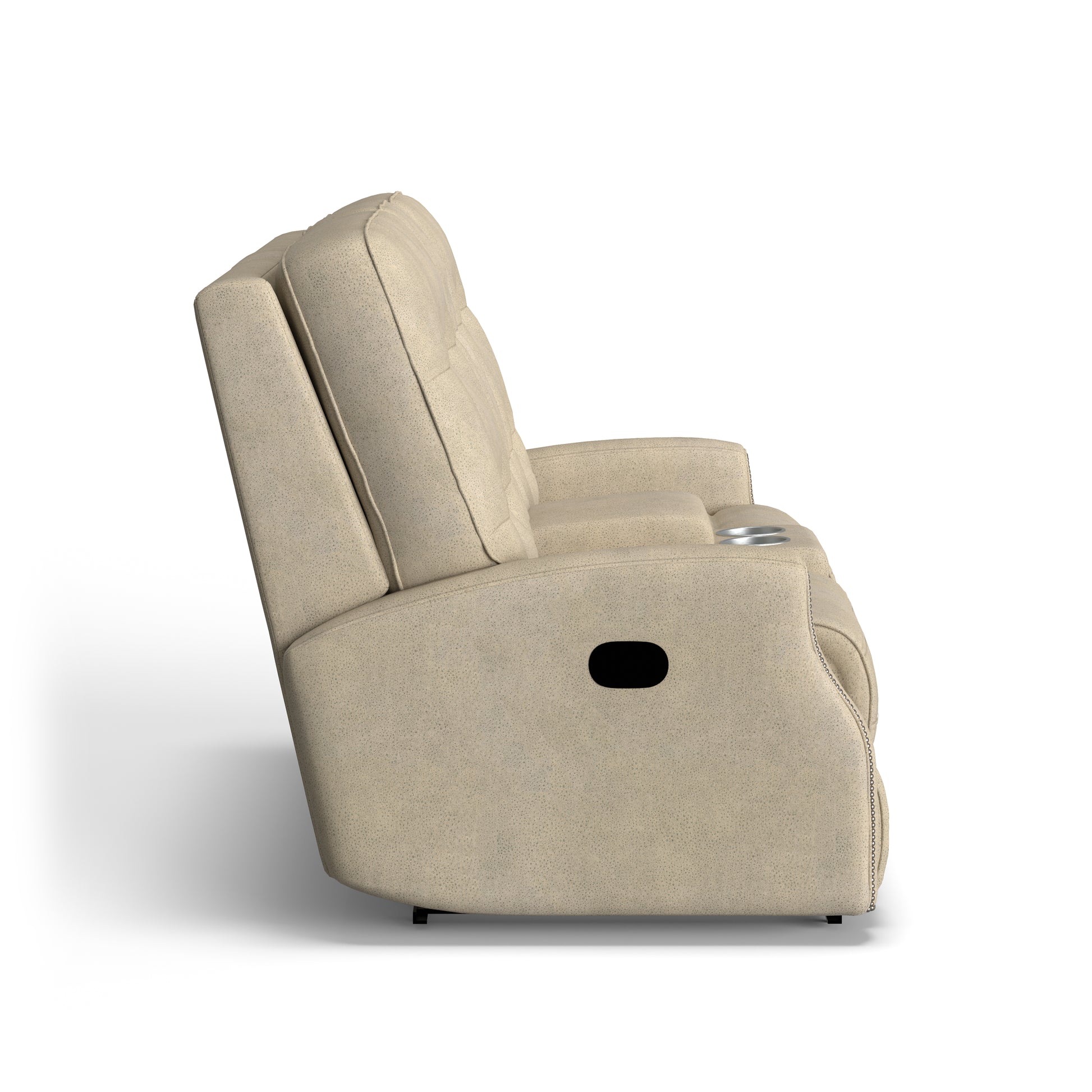 Flexsteel Devon Reclining Loveseat with Console