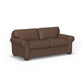 Vail Leather Sofa - Chocolate