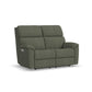 Flexsteel Porter Power Reclining Loveseat with Power Headrest & Lumbar