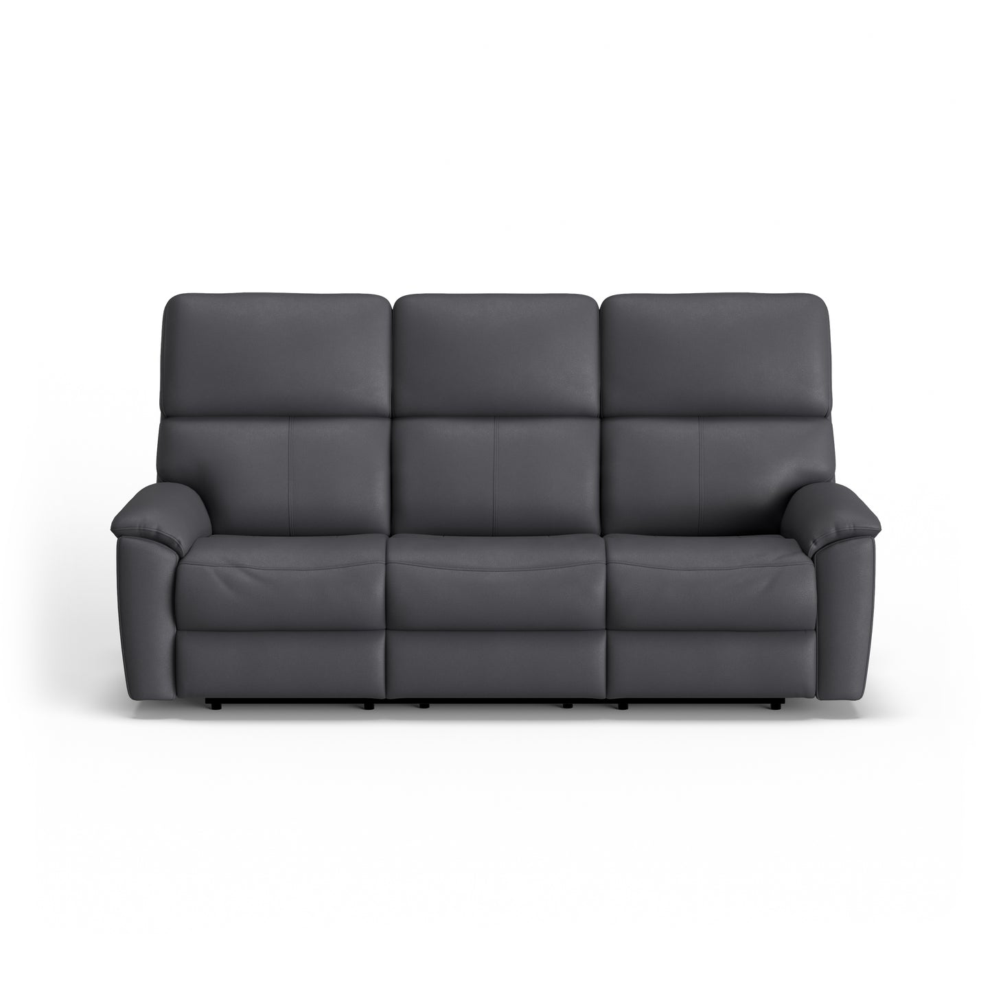 Flexsteel Porter Power Reclining Sofa with Console, Power Headrest, & Lumbar