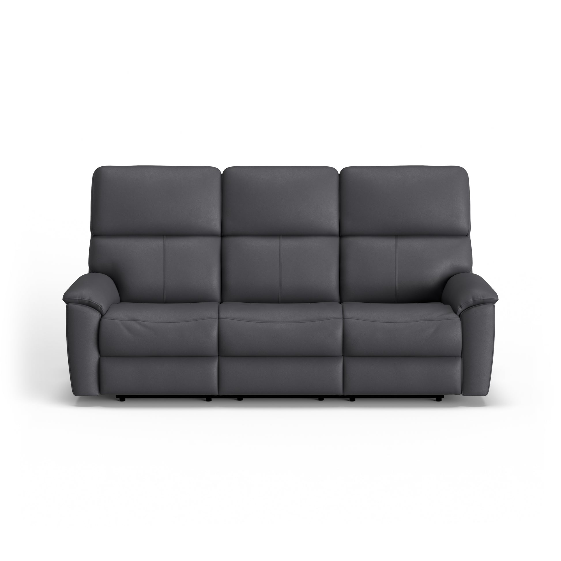 Flexsteel Porter Power Reclining Sofa with Console, Power Headrest, & Lumbar