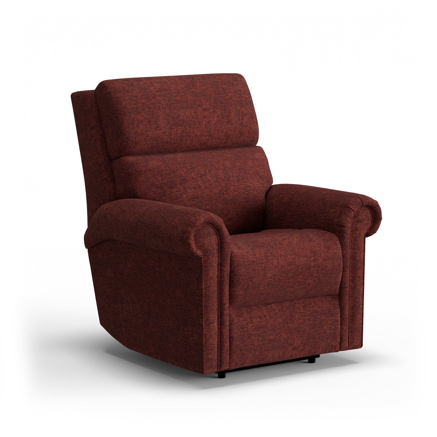 Flexsteel Bernard Power Recliner with Power Headrest & Lumbar