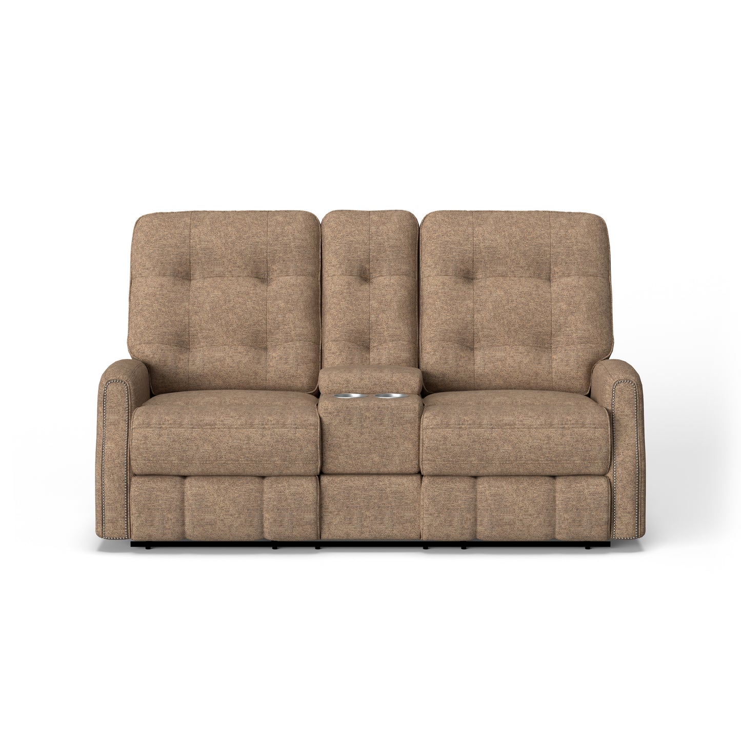 Flexsteel Devon Power Reclining Loveseat with Console