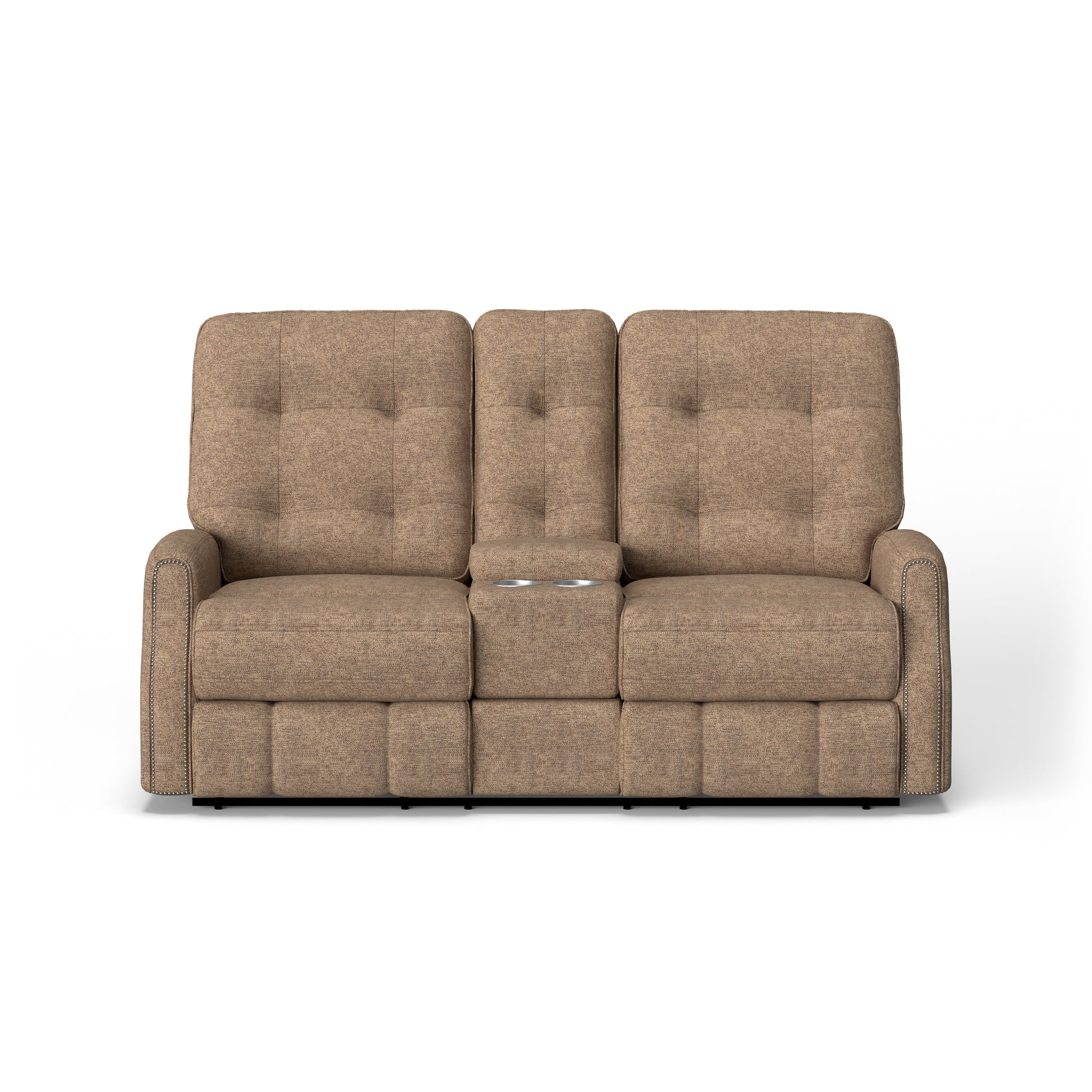 Flexsteel Devon Power Reclining Loveseat with Console