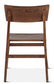London Loft 19" Dining Chair Walnut