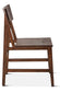 London Loft 19" Dining Chair Walnut